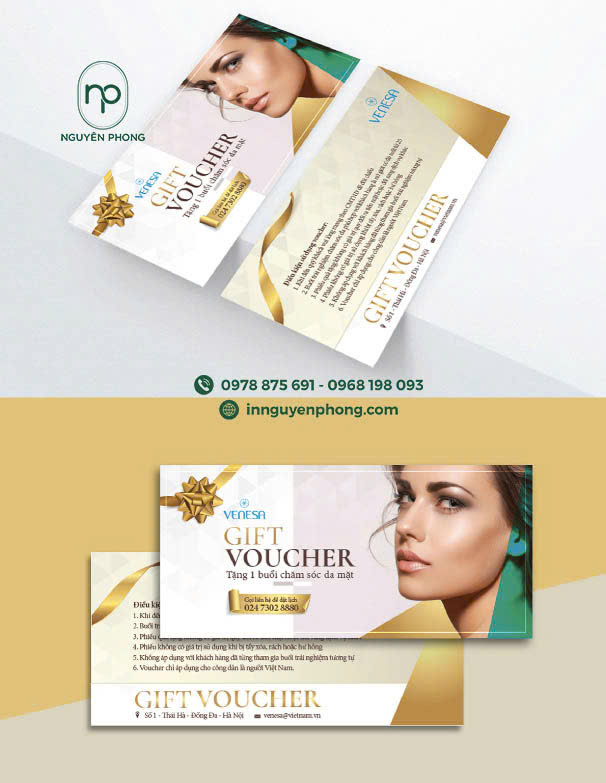 In voucher spa cho các doanh nghiệp nhỏ cần số lượng in ít 